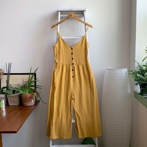 Cute Sleeveless Mustard Jumper - M